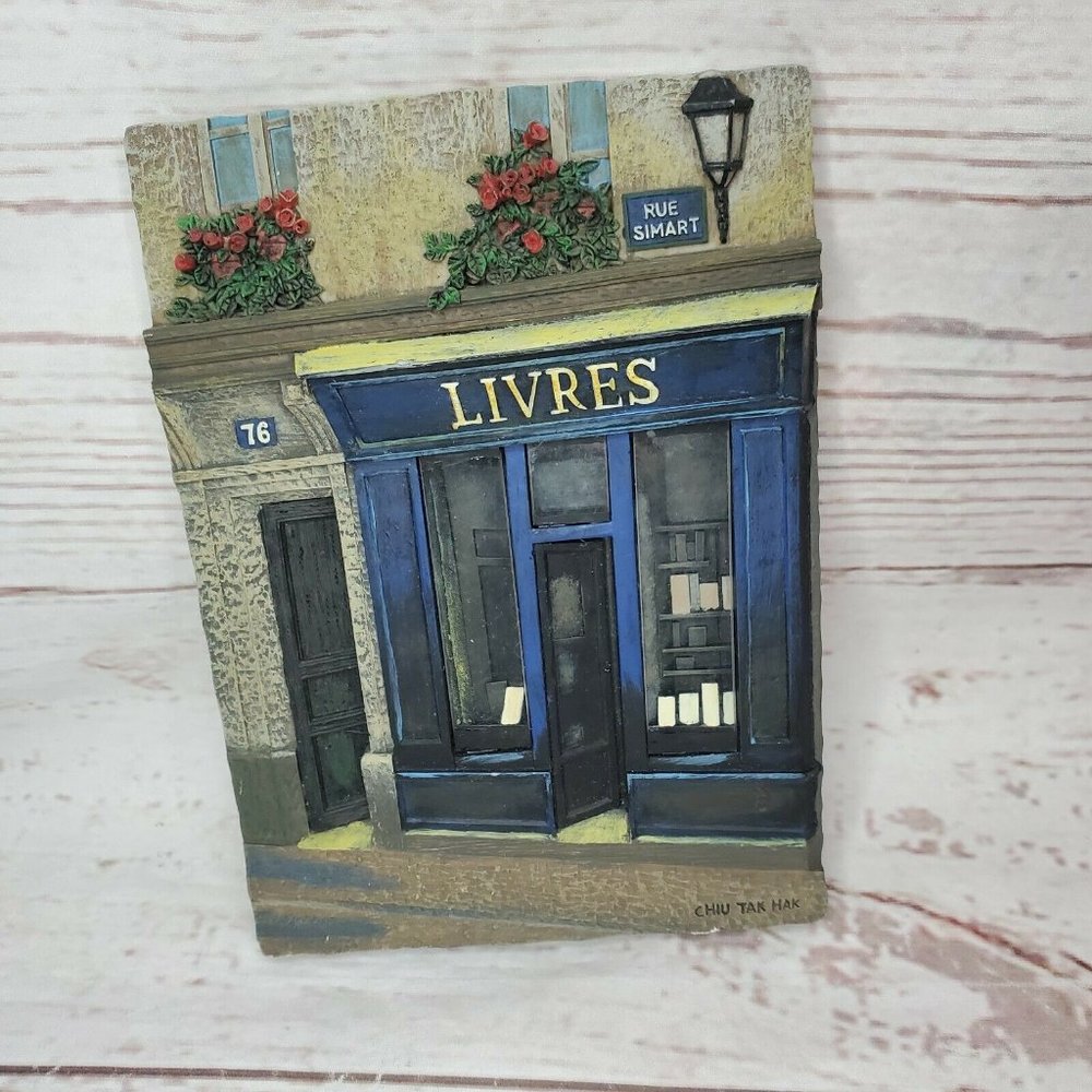 Chiu Tak Hak Rue Simart Livres Store Fronts Plaque